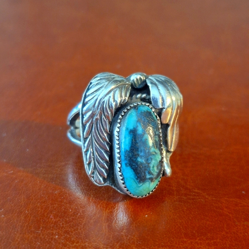 Artisan Handmade Silver and Turquoise Ring